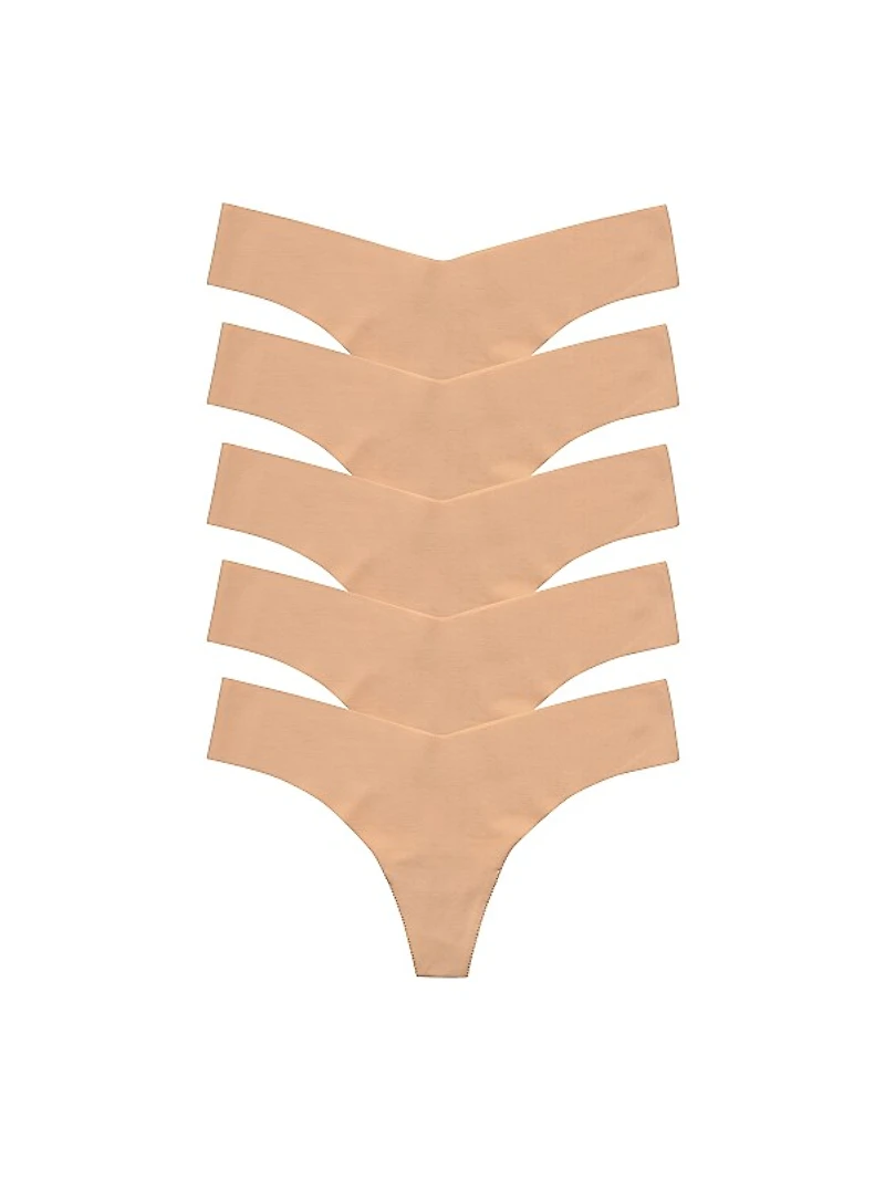 Microfiber 5-Pack Thong Set