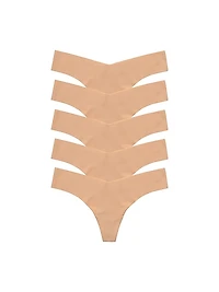 Microfiber 5-Pack Thong Set