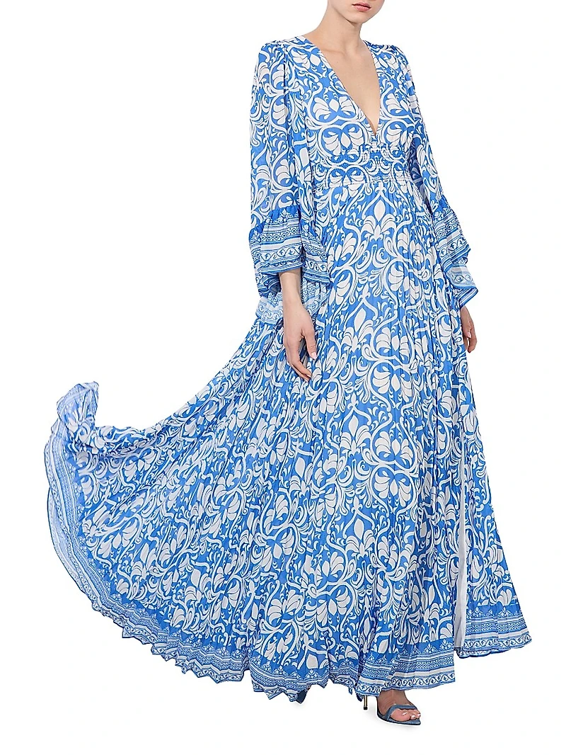 Selene Printed Maxi Dress