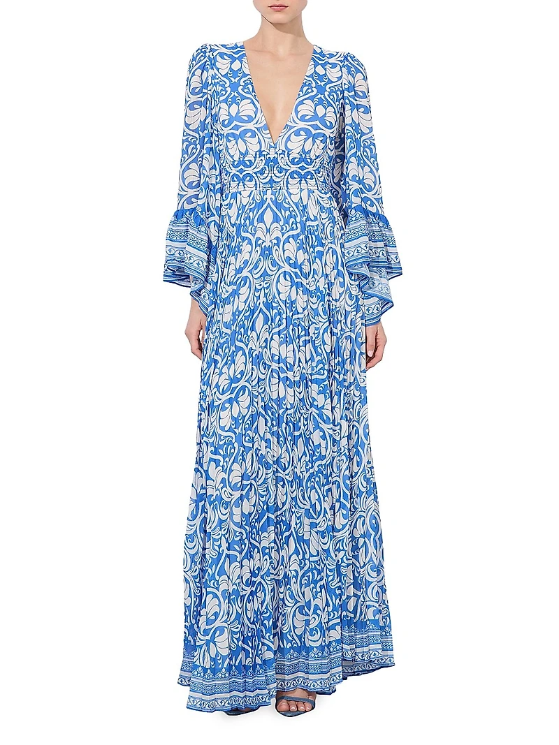 Selene Printed Maxi Dress