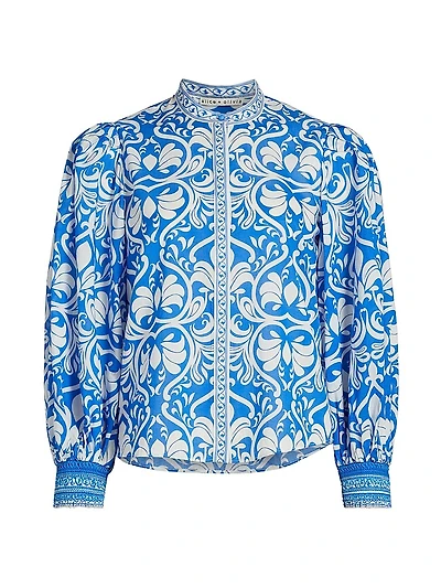 April Blouson Cotton Top