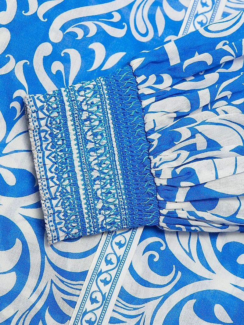 April Blouson Cotton Top