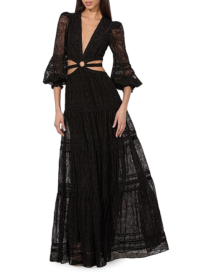 Patrica Tiered Ruffle Maxi Dress