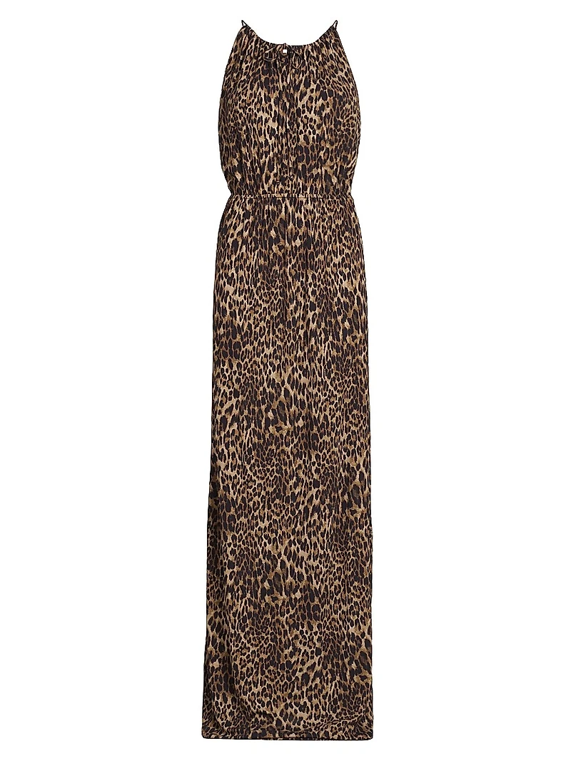 Vesper Leopard Print Maxi Dress