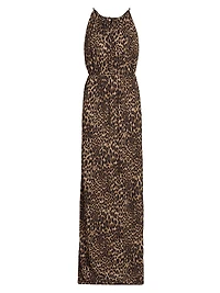 Vesper Leopard Print Maxi Dress