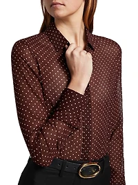 Gaia Silk Slim-Fit Shirt