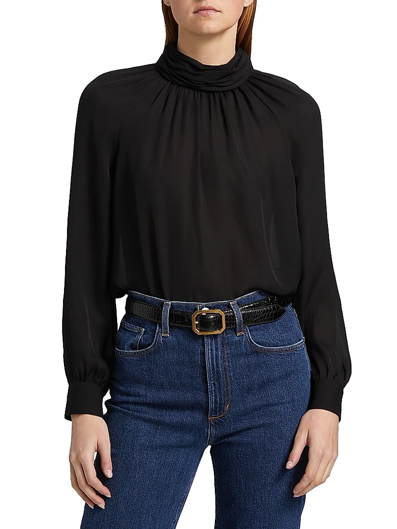Axelle Silk Georgette Blouse