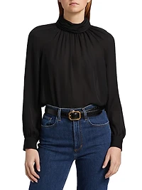 Axelle Silk Georgette Blouse