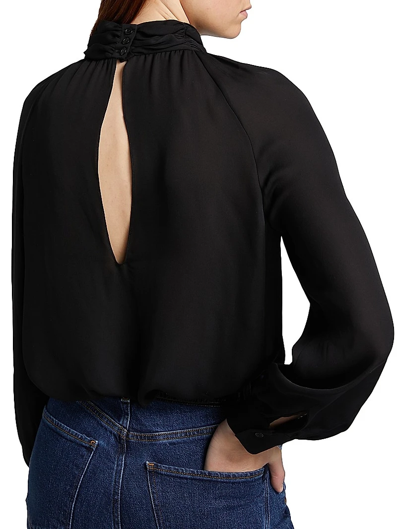 Axelle Silk Georgette Blouse
