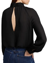 Axelle Silk Georgette Blouse