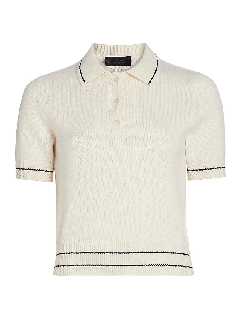 Carline Striped Polo Sweater