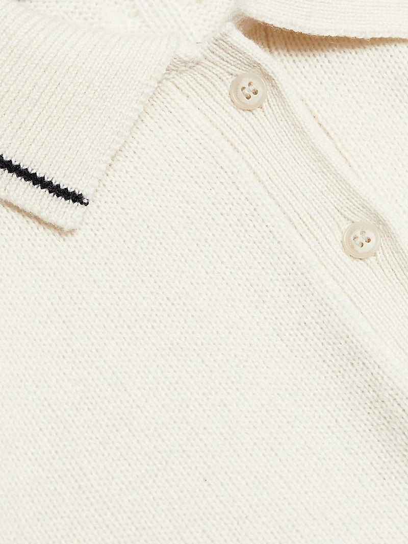 Carline Striped Polo Sweater