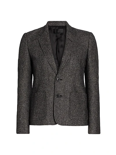 Holden Cotton & Wool-Blend Single-Breasted Blazer