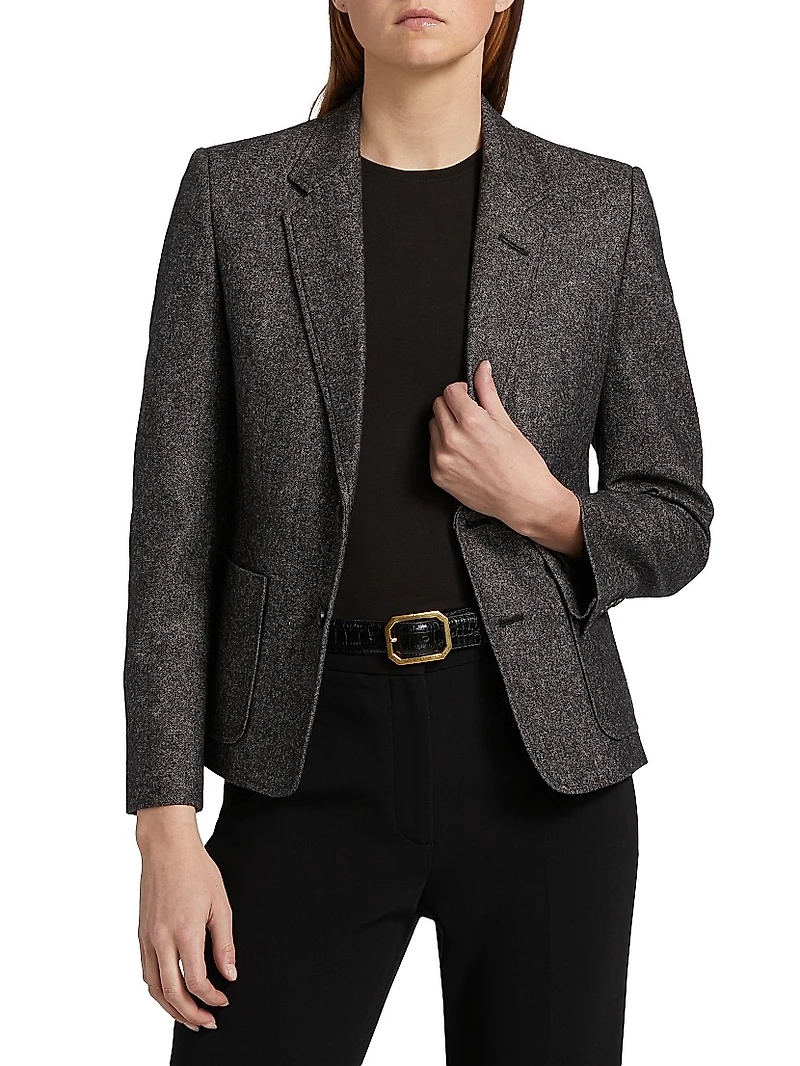 Holden Cotton & Wool-Blend Single-Breasted Blazer