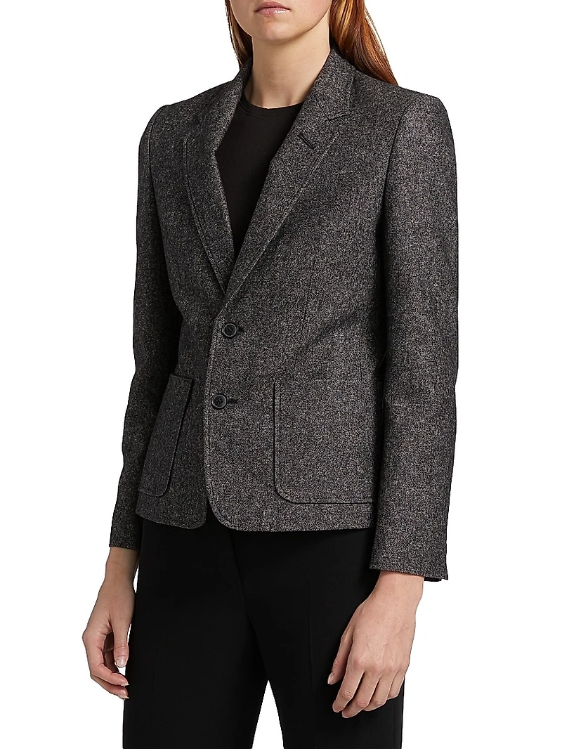 Holden Cotton & Wool-Blend Single-Breasted Blazer