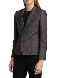 Holden Cotton & Wool-Blend Single-Breasted Blazer