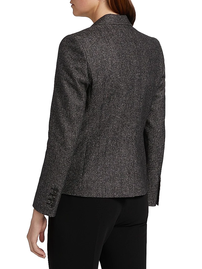 Holden Cotton & Wool-Blend Single-Breasted Blazer