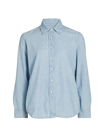 Monti Denim Button-Front Shirt
