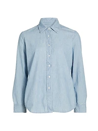 Monti Denim Button-Front Shirt