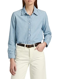 Monti Denim Button-Front Shirt