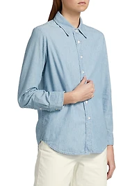 Monti Denim Button-Front Shirt