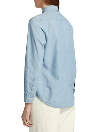 Monti Denim Button-Front Shirt