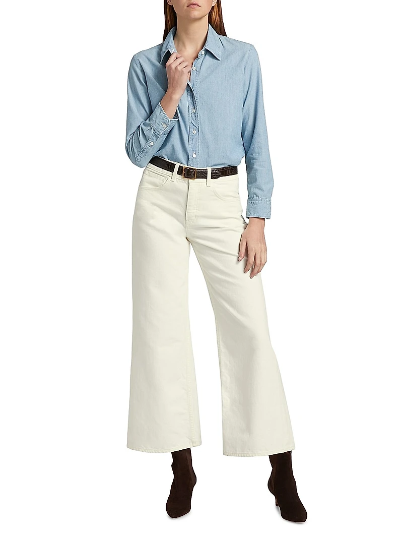Monti Denim Button-Front Shirt