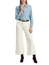 Monti Denim Button-Front Shirt