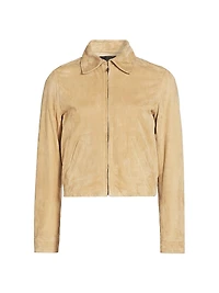 Beauvais Suede Zip-Up Jacket