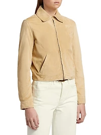 Beauvais Suede Zip-Up Jacket
