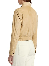 Beauvais Suede Zip-Up Jacket