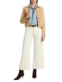 Beauvais Suede Zip-Up Jacket