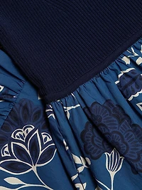 Josephina Floral Cotton Midi-Dress