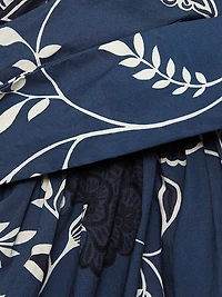 Cassandra Cotton Tie-Waist Maxi Dress