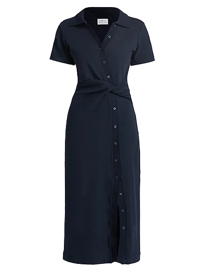 Ellicot Stretch Cotton Shirtdress