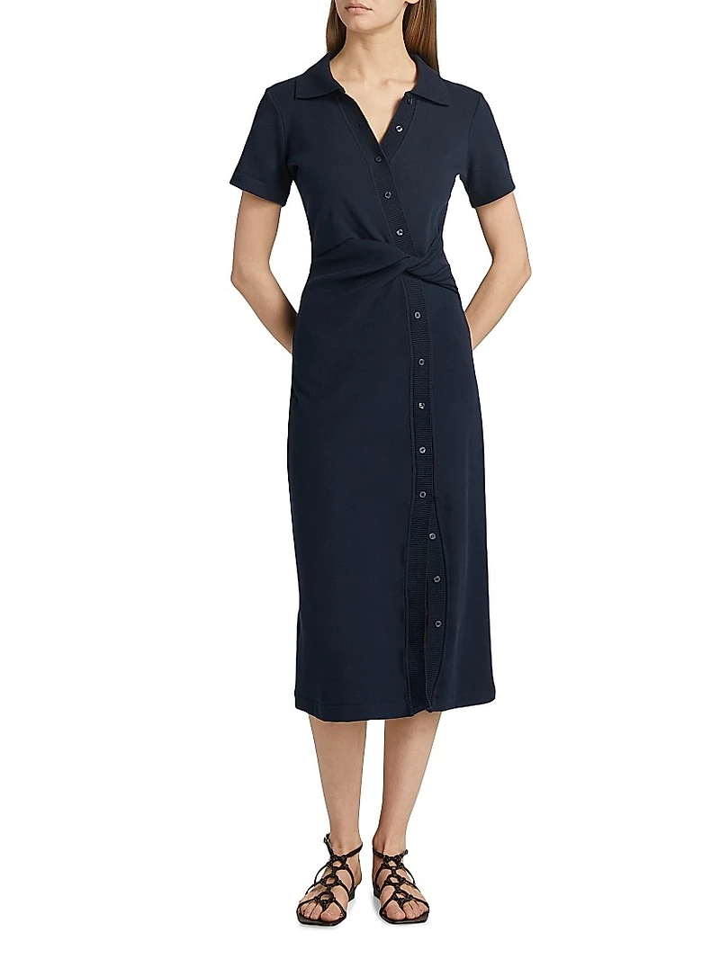 Ellicot Stretch Cotton Shirtdress
