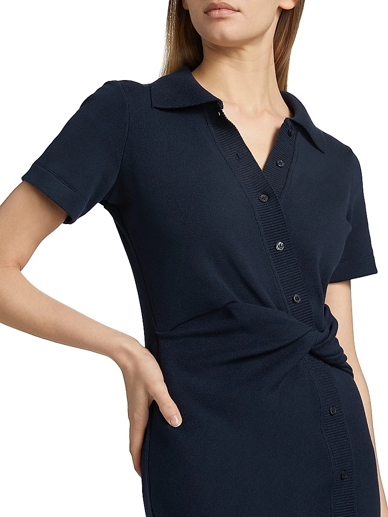 Ellicot Stretch Cotton Shirtdress