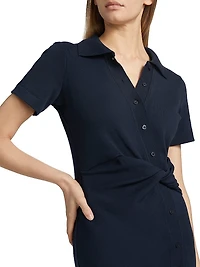Ellicot Stretch Cotton Shirtdress