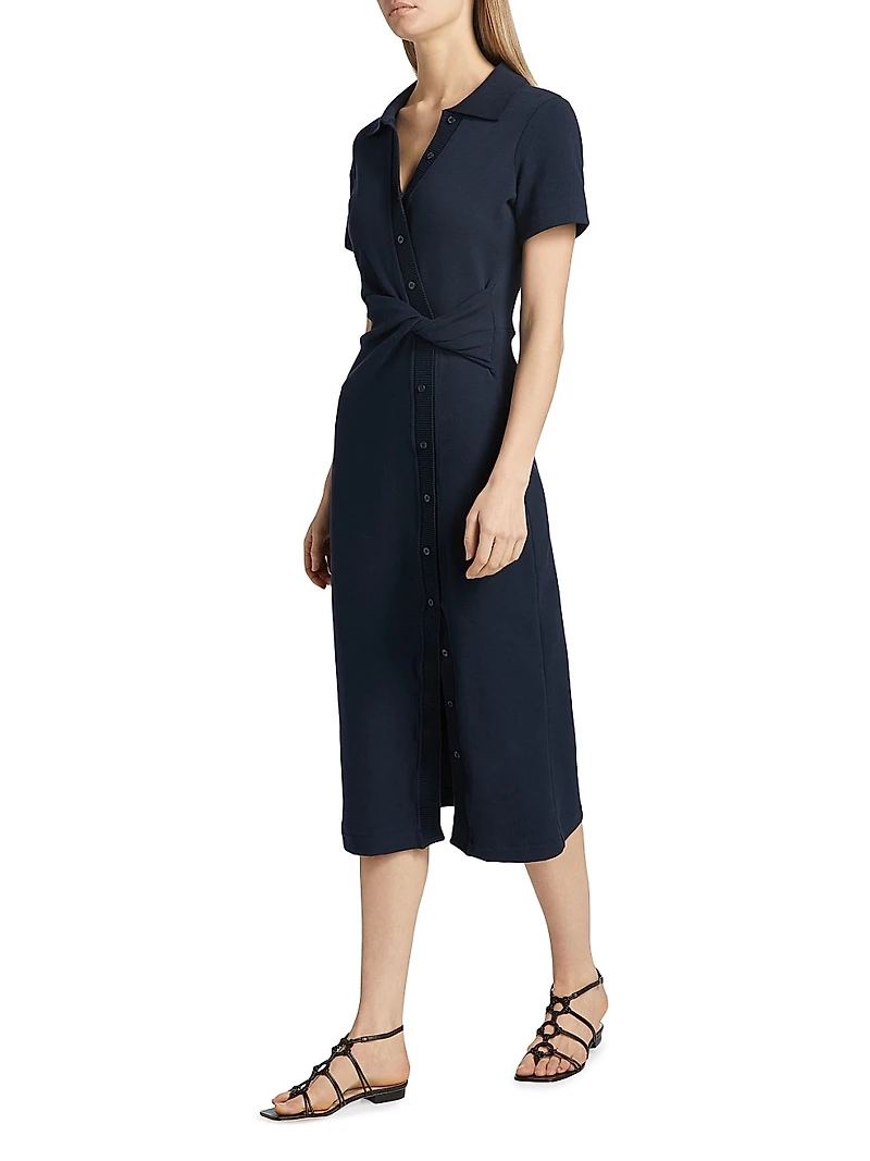 Ellicot Stretch Cotton Shirtdress