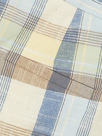 Allen Check Cotton-Blend Shorts