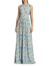 Yardley Floral Georgette Maxi Dress