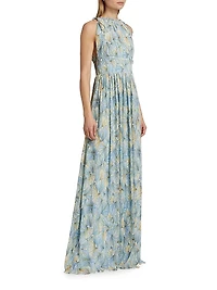 Yardley Floral Georgette Maxi Dress