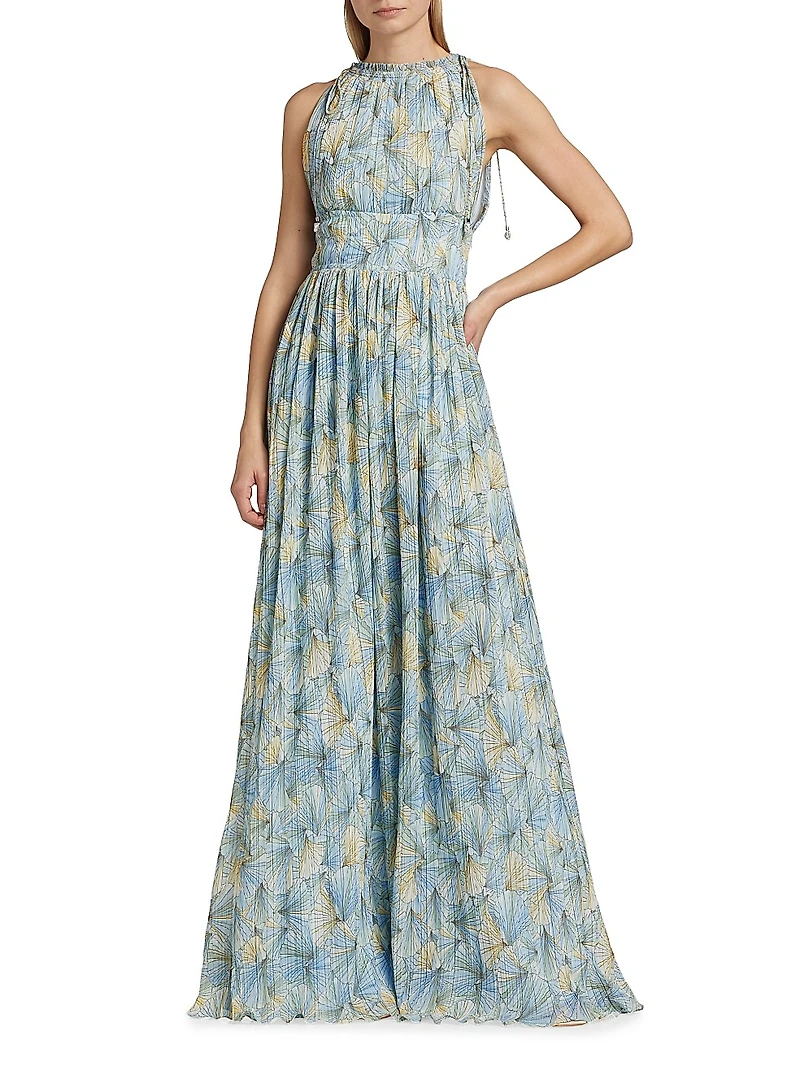 Yardley Floral Georgette Maxi Dress