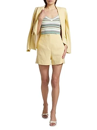 Carlin Striped Knit Tank