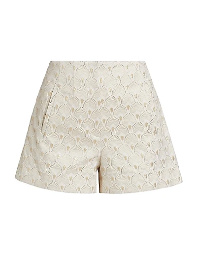 Jazmin Metallic Jacquard Shorts