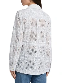 Kiki Eyelet Embroidered Jacket