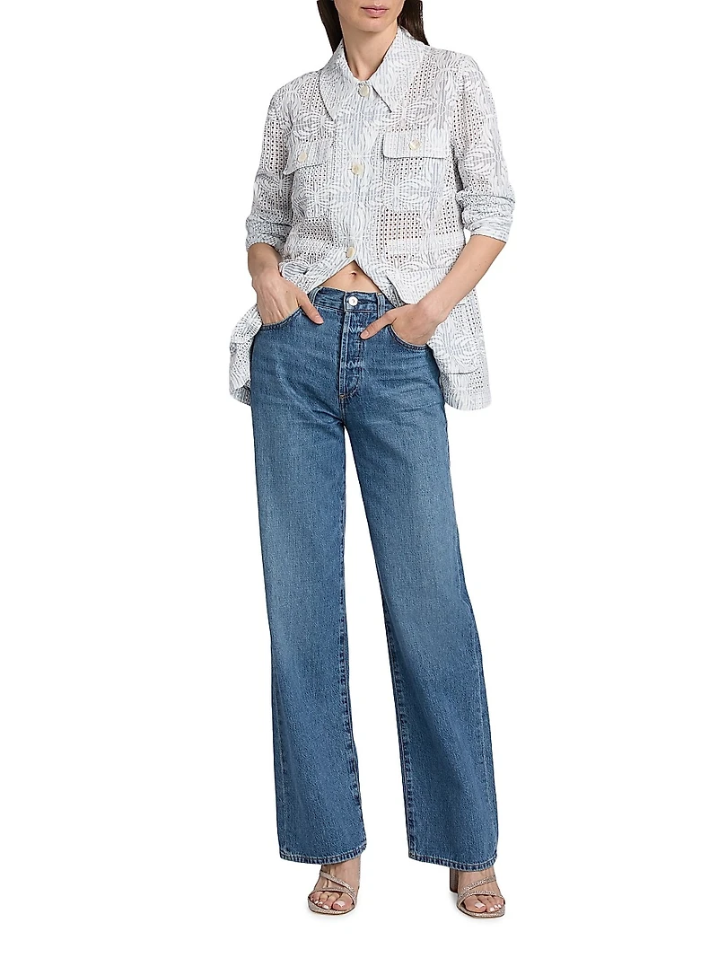 Kiki Eyelet Embroidered Jacket