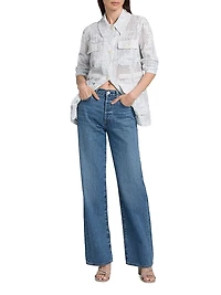 Kiki Eyelet Embroidered Jacket