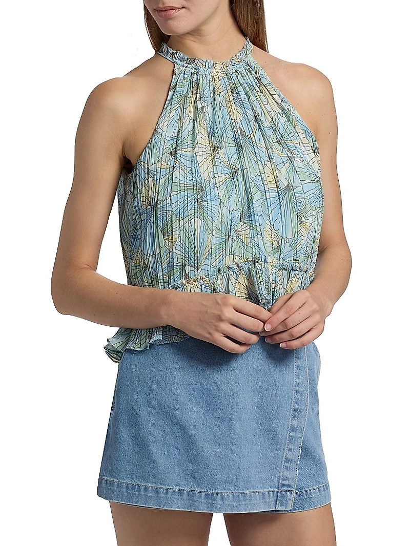 Renee Petal Halter Top