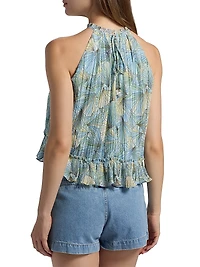 Renee Petal Halter Top